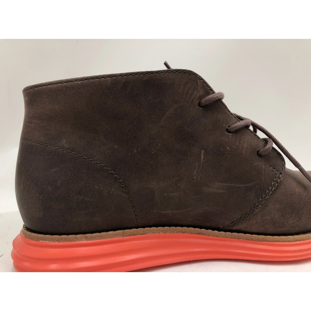 〇〇COLE HAAN コールハーン メンズ チャッカブーツ 25cm ブラウン×オレンジ 5