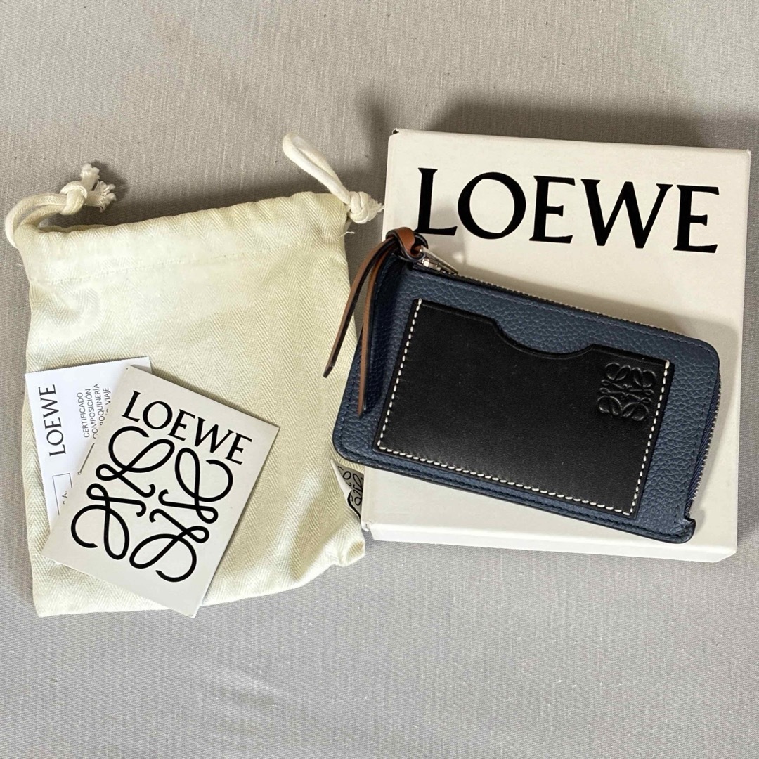 ロエベLOEWE アナグラムレザーコインケース　ロエベ　財布