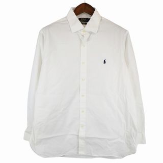 ポロラルフローレン(POLO RALPH LAUREN)のPolo by Ralph Lauren ポロバイラルフローレン 長袖シャツ アメカジ  フォーマル ホワイト (メンズ 17 1/2 34/35) 中古 古着 O9003(シャツ)