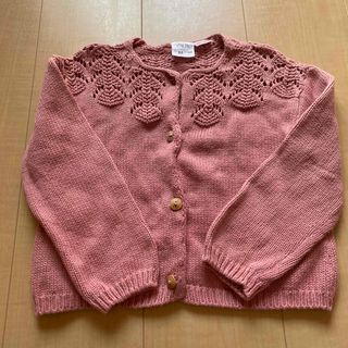 ザラキッズ(ZARA KIDS)のカーディガン　ピンク(カーディガン)