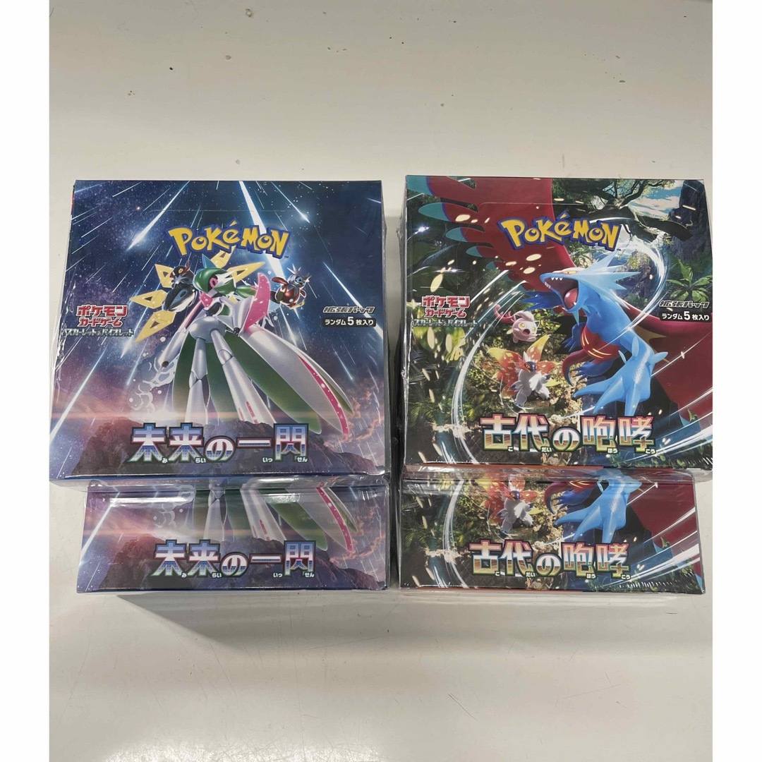 ポケモンカード　未来の一閃　シュリンク付き4BOX