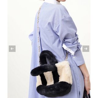 アパルトモンドゥーズィエムクラス(L'Appartement DEUXIEME CLASSE)の最終　GOOD GRIEF! FAUX FUR TOTE BAG SMALL(トートバッグ)