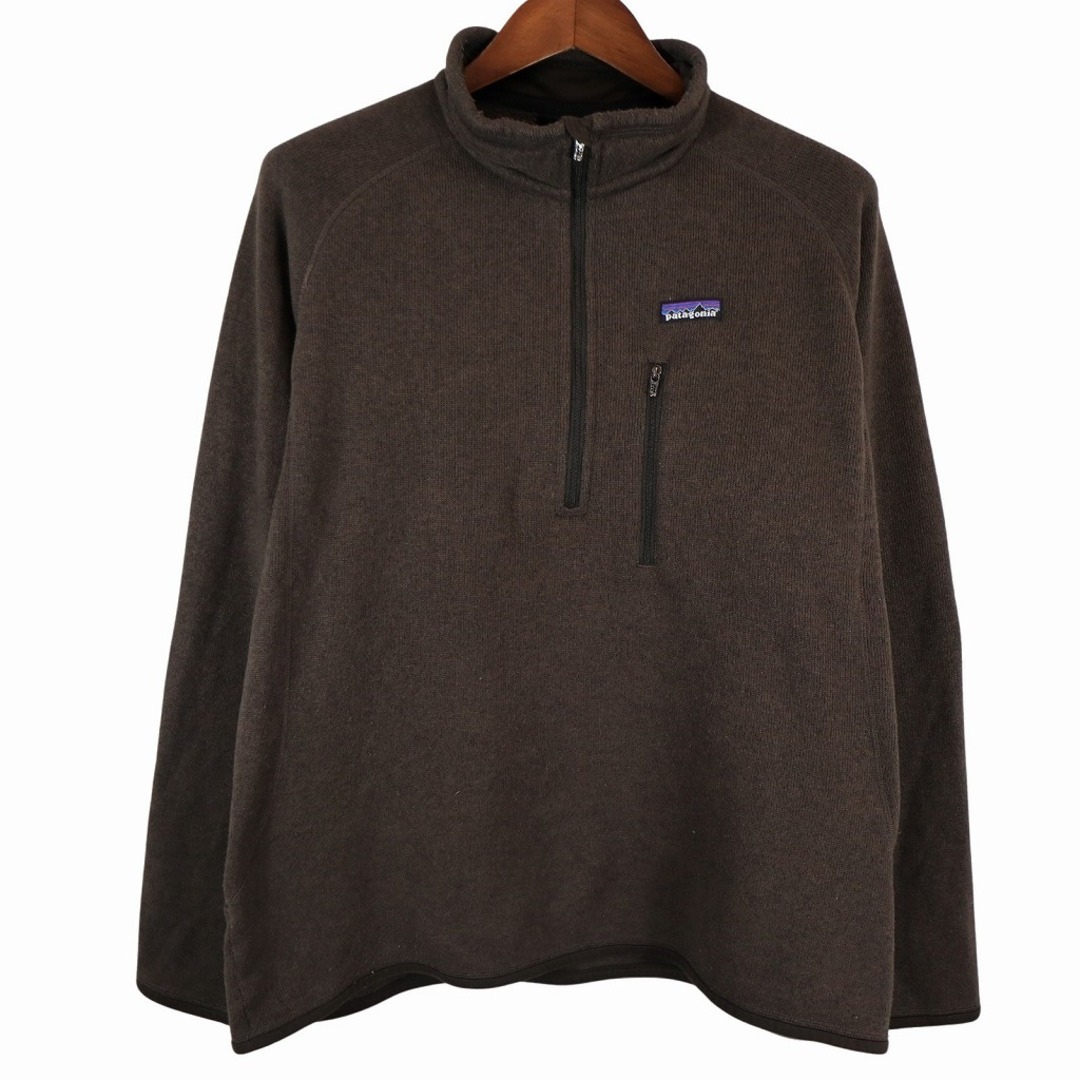 patagonia パタゴニア ベターセーター プルオーバー フリースジャケット アウトドア キャンプ ブラウン (メンズ XL)   O8828約72cm身幅