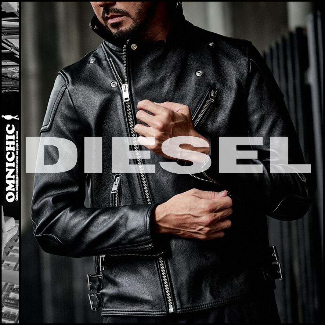 美品☆DIESEL☆ライダースジャケット-