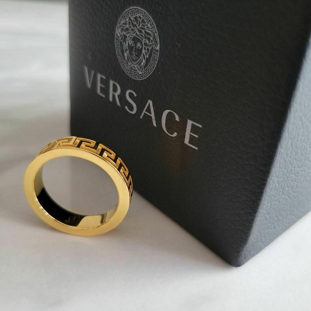 VERSACE - ☆新品未使用☆VERSACE グリークリング ゴールドの通販 by