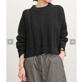 アパルトモンドゥーズィエムクラス(L'Appartement DEUXIEME CLASSE)のL'Appartement Cable Short Knit Pullover(ニット/セーター)