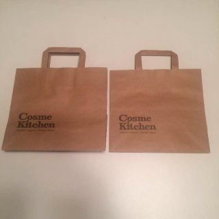 コスメキッチン(Cosme Kitchen)のコスメキッチンのショッパー二個(ショップ袋)