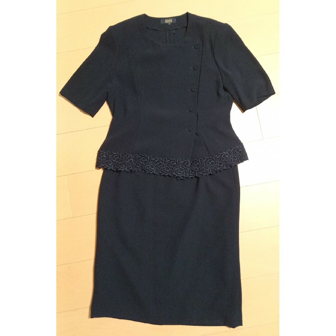 フォーマル　夏用　礼服　喪服　黒　11号 レディースのフォーマル/ドレス(礼服/喪服)の商品写真