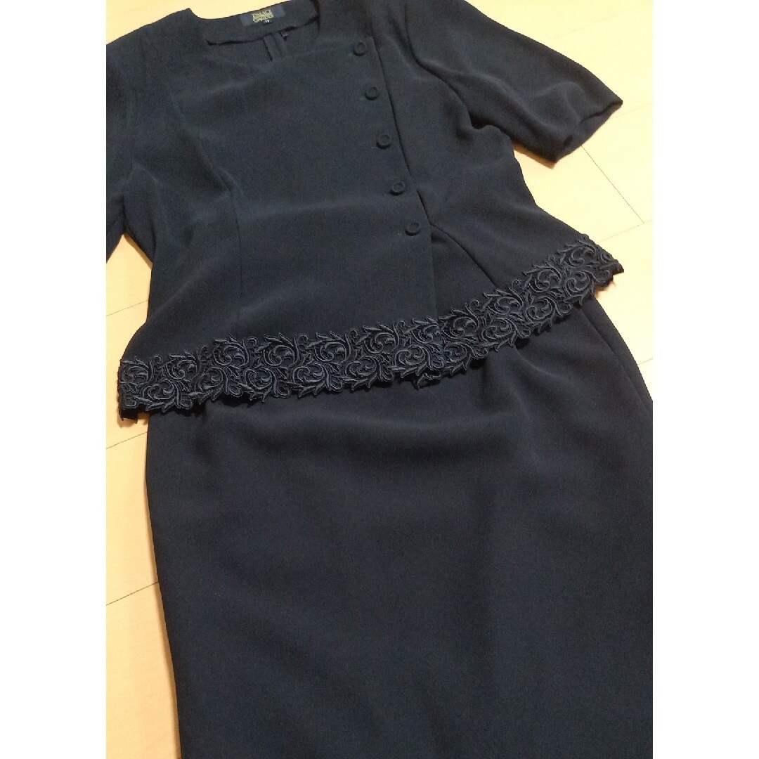 フォーマル　夏用　礼服　喪服　黒　11号 レディースのフォーマル/ドレス(礼服/喪服)の商品写真