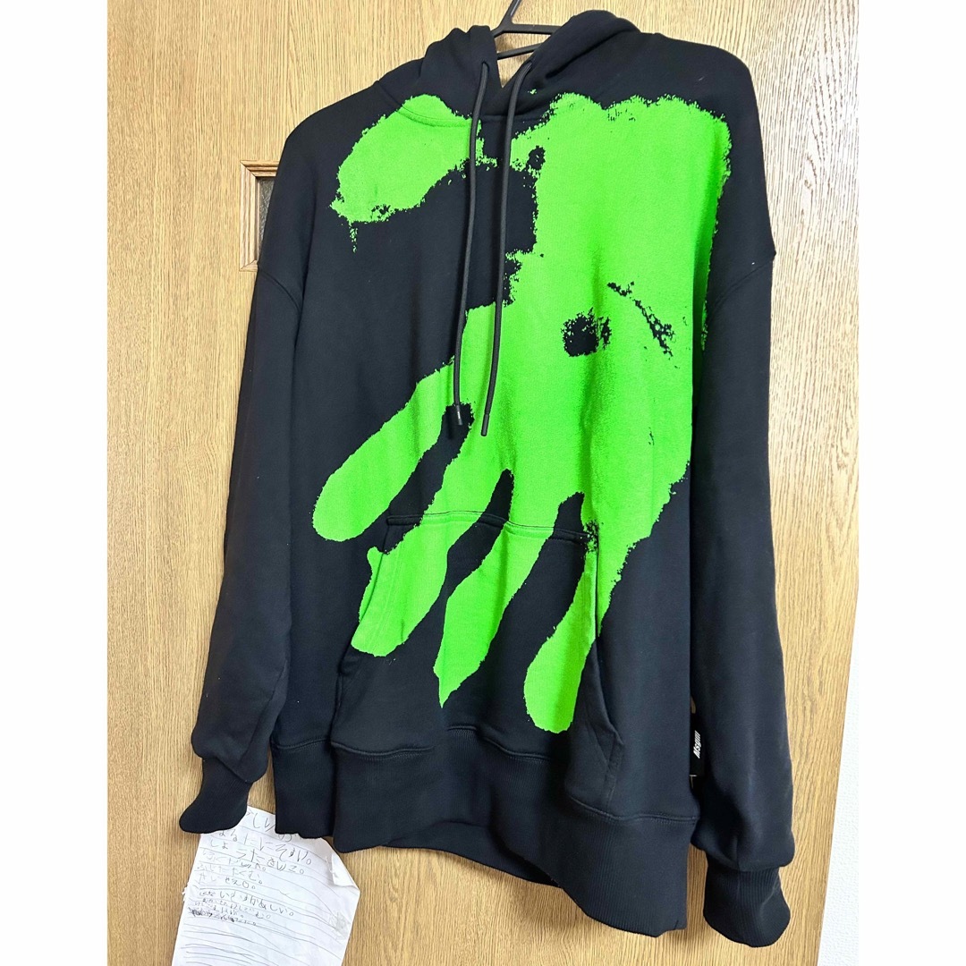 完売サイズS!! MSGM BIG HANDプリントパーカー