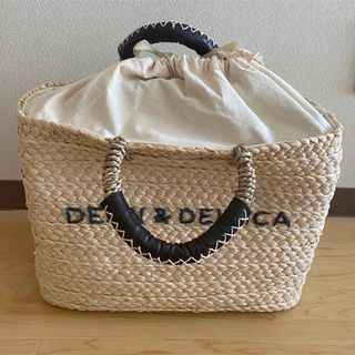 ディーンアンドデルーカ(DEAN & DELUCA)のDEAN &DELUCA カゴバッグ　保冷バッグ(かごバッグ/ストローバッグ)