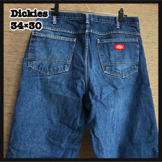 ディッキーズ(Dickies)の【ディッキーズ】デニム　インディゴブルー　チェック柄　ワンポイントロゴ75(デニム/ジーンズ)