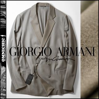 ジョルジオアルマーニ(Giorgio Armani)の新品GIORGIO ARMANIカシミヤウールジャケット54ジョルジオアルマーニ(テーラードジャケット)