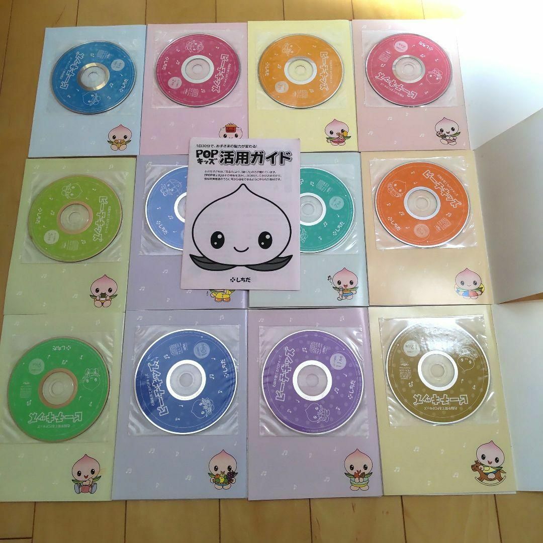 七田式 ピーチキッズ(12冊+CD12枚セット) しちだ 0歳~2歳 ガイド付き