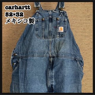 カーハート(carhartt)の【カーハート】メキシコ製　オーバーオール　サロペット　インディゴブルー　74(サロペット/オーバーオール)