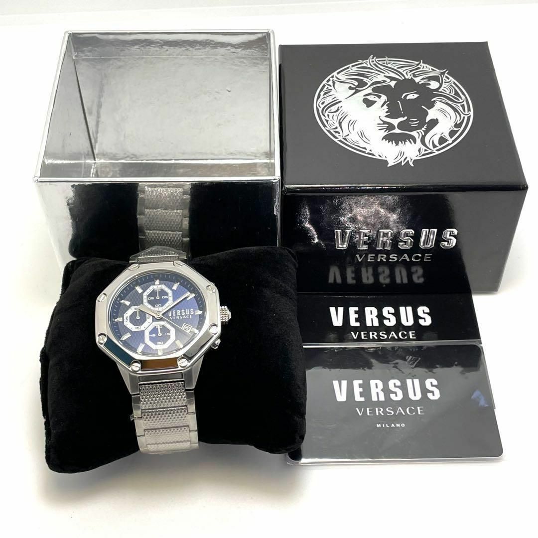 【新品未使用】VERSUS VERSACE メンズ 腕時計 クロノグラフ デイト メンズの時計(腕時計(アナログ))の商品写真