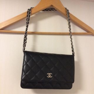 シャネル(CHANEL)のCHANEL マトラッセ チェーンウォレット black(ショルダーバッグ)