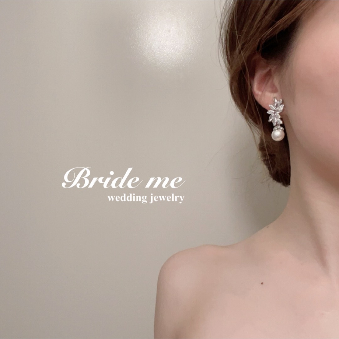Bride me【ZP-04】キュービックジルコニアピアス レディースのアクセサリー(ピアス)の商品写真