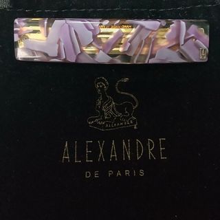 アレクサンドルドゥパリ(Alexandre de Paris)の最終価格 アレクサンドル ドゥ パリ バレッタ パープル(バレッタ/ヘアクリップ)