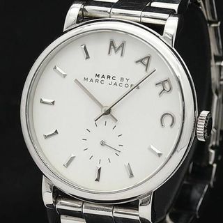 マークジェイコブス(MARC JACOBS)のM266【マークバイマークジェイコブス】QZ スモセコ 白文字盤 メンズ腕時計(腕時計)