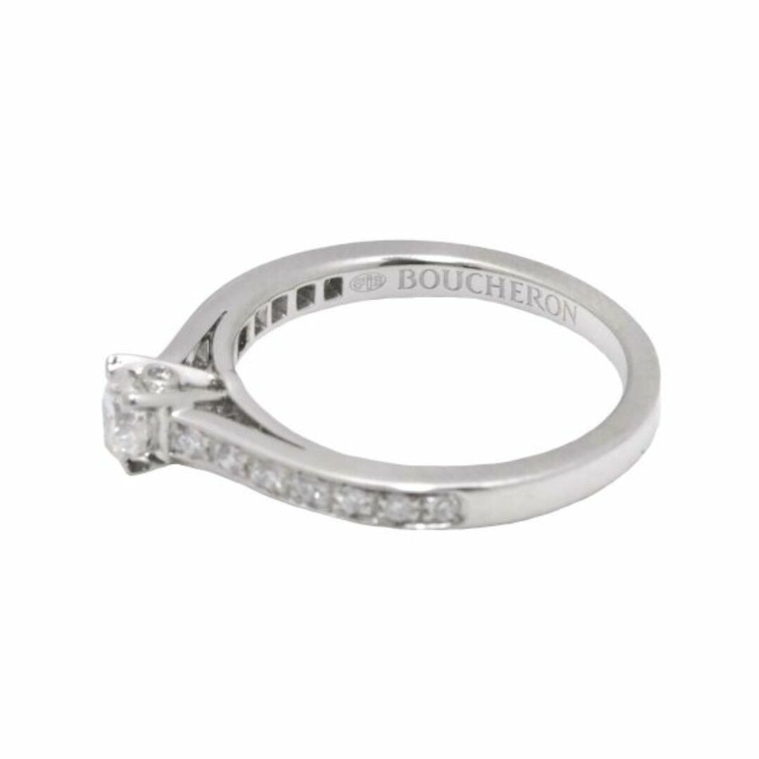 BOUCHERON(ブシュロン)のブシュロン BOUCHERON ビーラブド ダイヤ 0.23ct F/VVS1/3EX #50 リング Pt プラチナ 指輪 【証明書・鑑定書付き】90201067 レディースのアクセサリー(リング(指輪))の商品写真