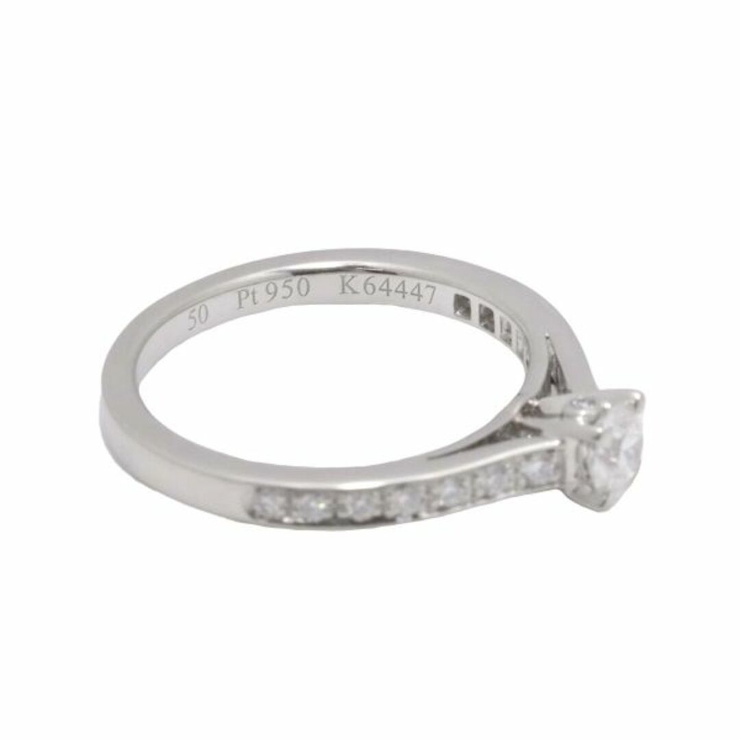 BOUCHERON(ブシュロン)のブシュロン BOUCHERON ビーラブド ダイヤ 0.23ct F/VVS1/3EX #50 リング Pt プラチナ 指輪 【証明書・鑑定書付き】90201067 レディースのアクセサリー(リング(指輪))の商品写真