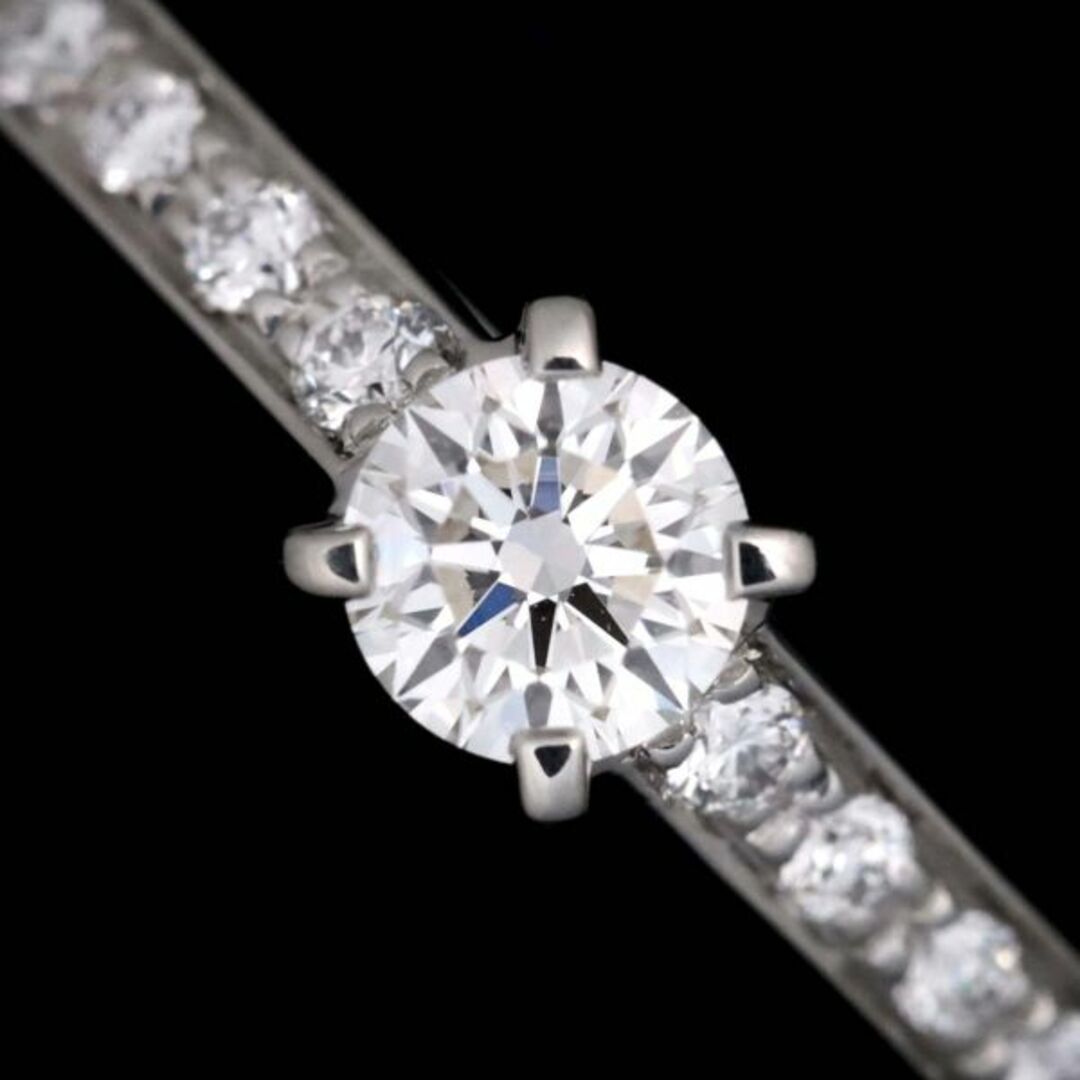 BOUCHERON(ブシュロン)のブシュロン BOUCHERON ビーラブド ダイヤ 0.23ct F/VVS1/3EX #50 リング Pt プラチナ 指輪 【証明書・鑑定書付き】90201067 レディースのアクセサリー(リング(指輪))の商品写真