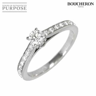 ブシュロン(BOUCHERON)のブシュロン BOUCHERON ビーラブド ダイヤ 0.23ct F/VVS1/3EX #50 リング Pt プラチナ 指輪 【証明書・鑑定書付き】90201067(リング(指輪))