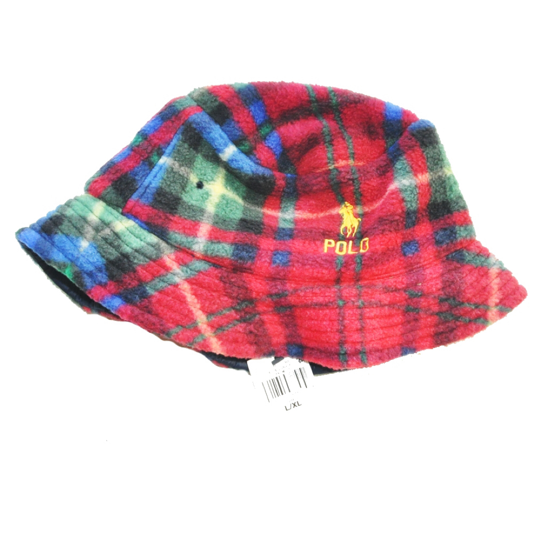 POLO RALPH LAUREN(ポロラルフローレン)のPONY LOGO TARTAN CHECKED QUILTING ボア HAT メンズの帽子(ハット)の商品写真