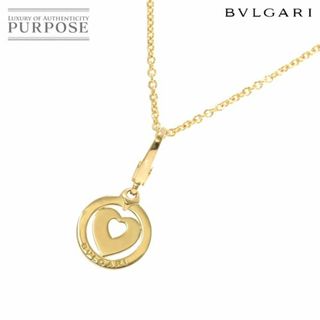 ブルガリ(BVLGARI)のブルガリ BVLGARI トンド ハート ネックレス 41cm K18 YG イエローゴールド 750 VLP 90202324(ネックレス)