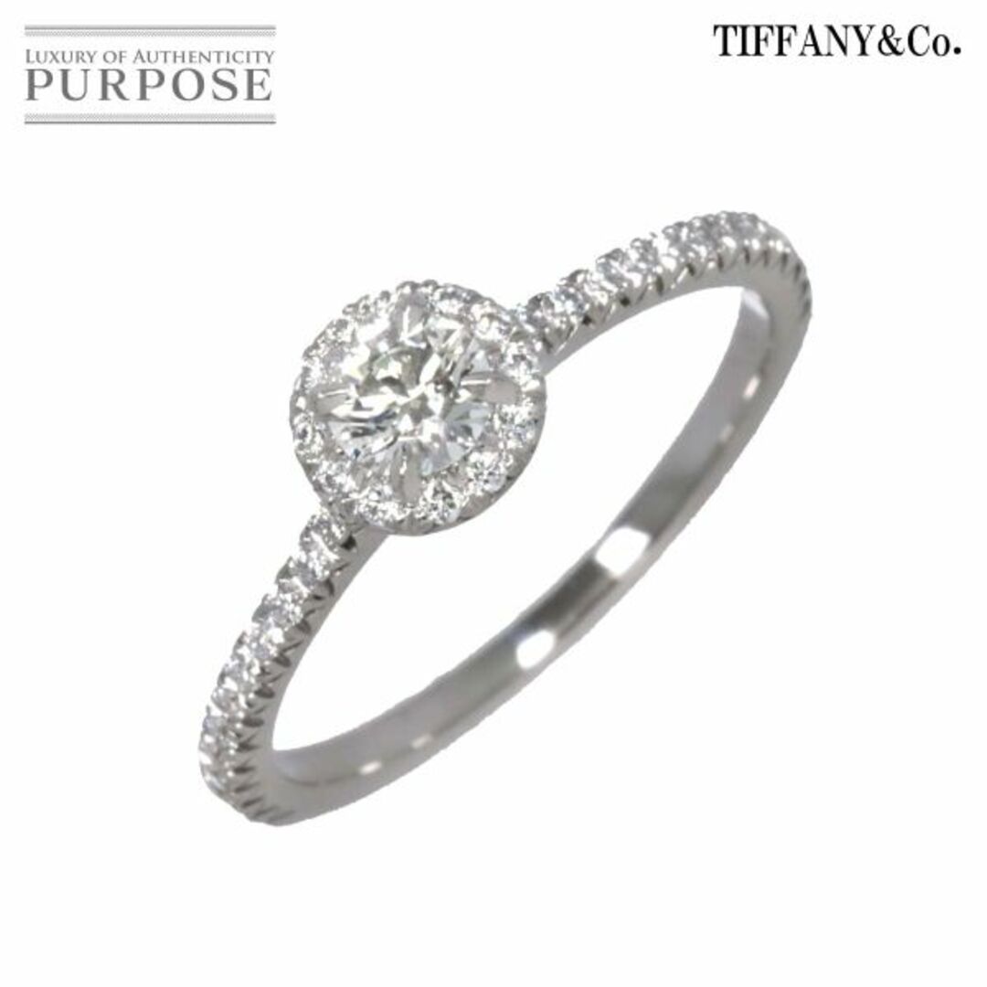 Tiffany & Co.(ティファニー)のティファニー TIFFANY&CO. ソレスト ダイヤ 0.22ct I/VVS1/3EX 8.5号 リング Pt 指輪【鑑定書付き】VLP 90202362 レディースのアクセサリー(リング(指輪))の商品写真