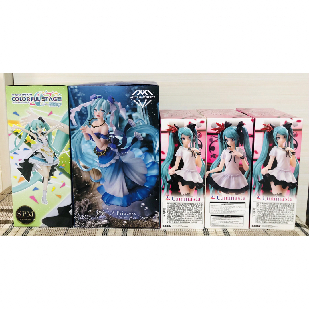 新品未開封 初音ミク フィギュア 5個セット まとめ売り 非売品