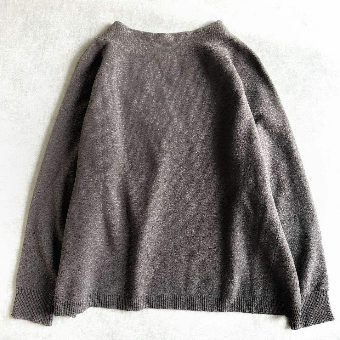 DEUXIEME CLASSE(ドゥーズィエムクラス)の美品▲Deuxieme Classe //ミドルゲージKNIT▲ブラウン レディースのトップス(ニット/セーター)の商品写真