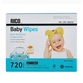 コストコ(コストコ)のおしりふき　Baby Wipes コストコ　80枚×9個パック　720シート入り(ベビーおしりふき)