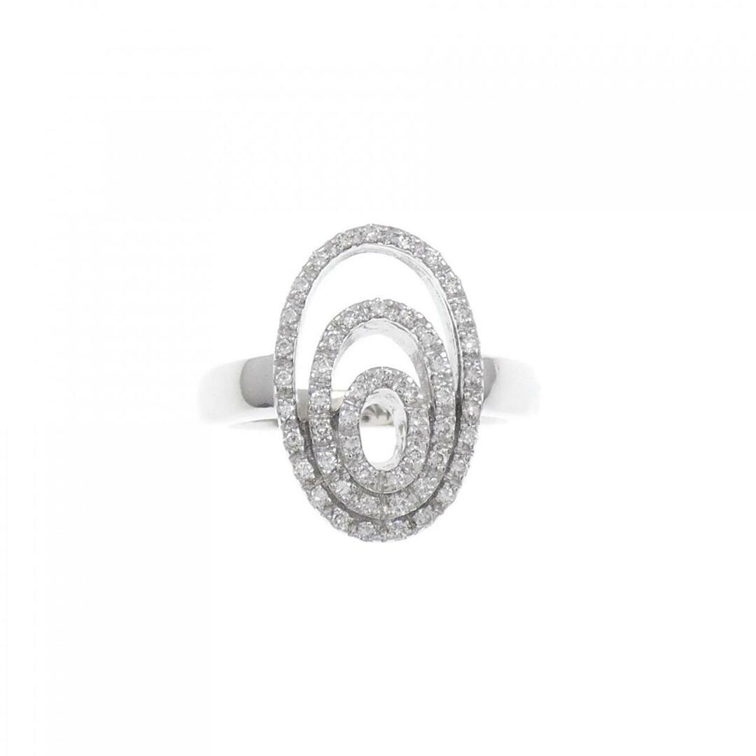 K18WG ダイヤモンド リング 0.25CT レディースのアクセサリー(リング(指輪))の商品写真