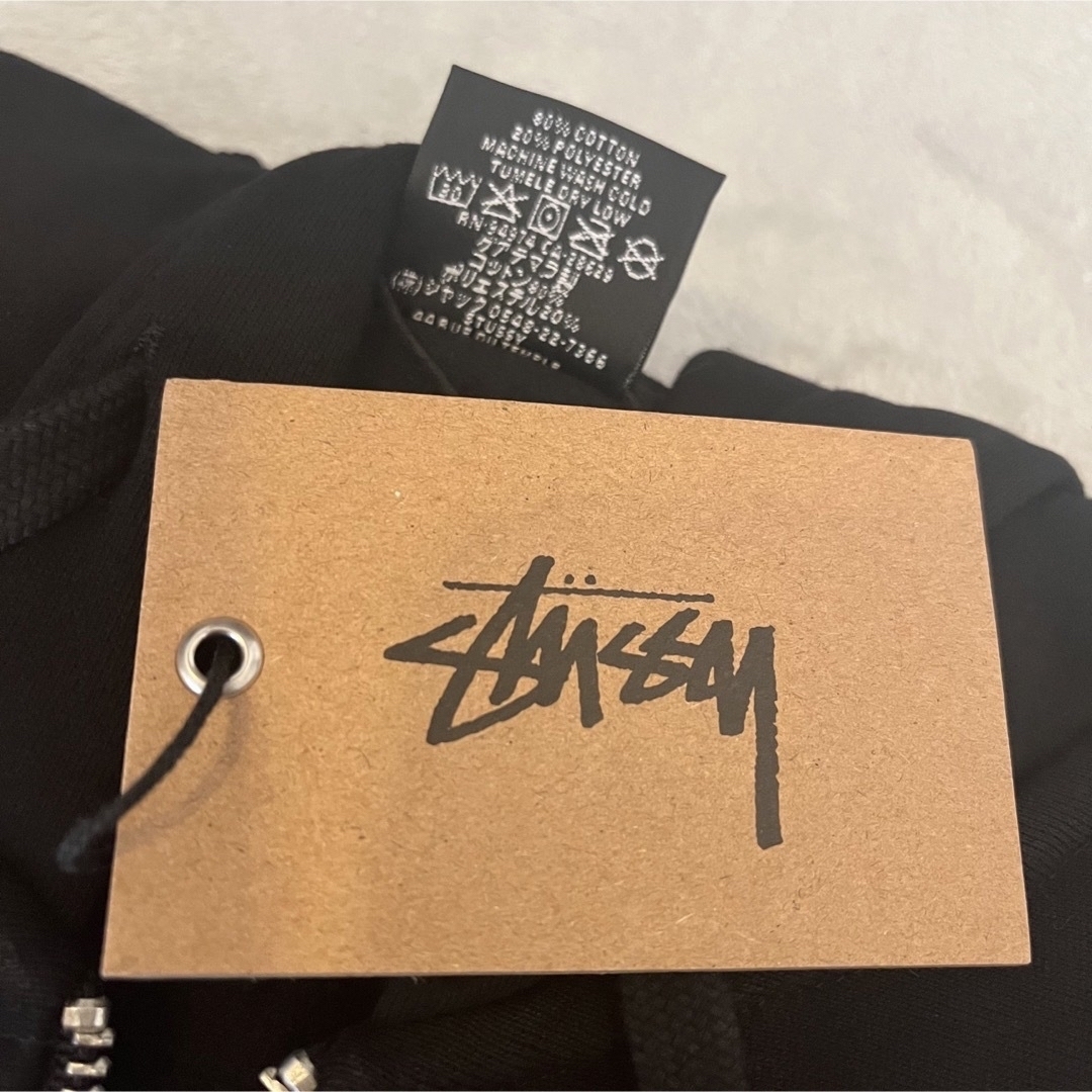 【L】新品 STUSSY ステューシー WORLD ジップパーカー ST04