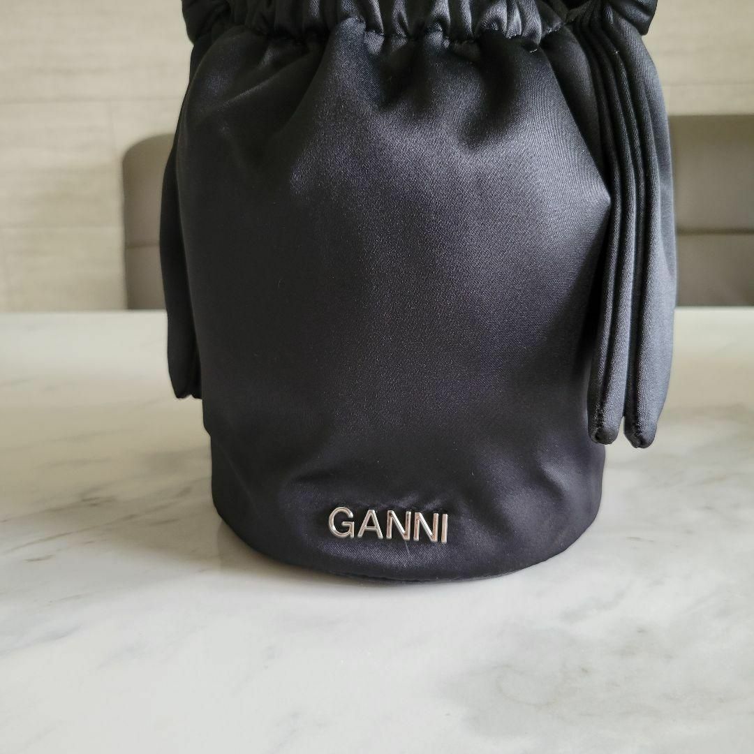 ★新品未使用★GANNI ガニー オケージョントップハンドルバッグ ブラック