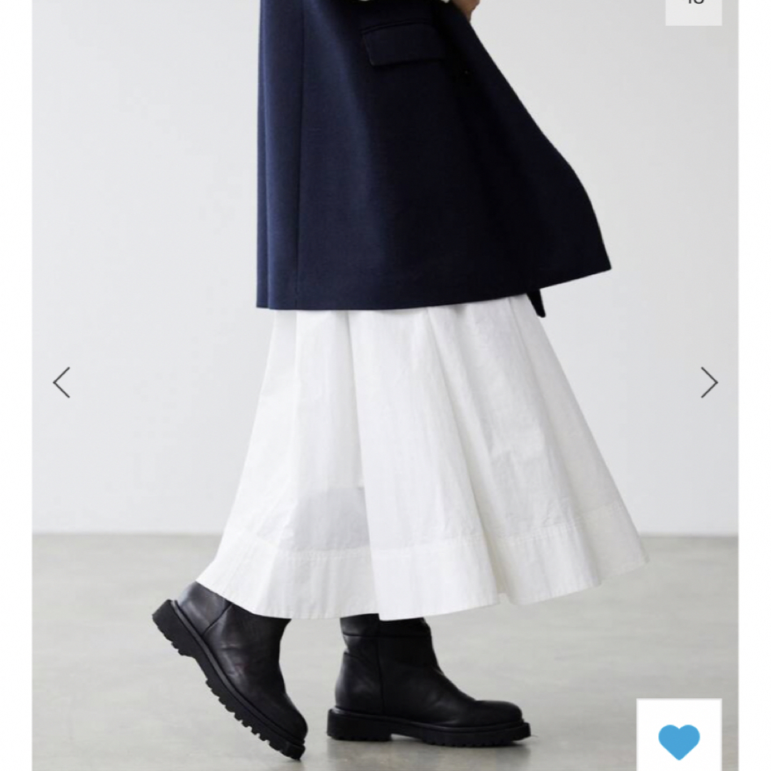 新品タグ付き♡IENA タイプライタータックギャザースカート 34サイズ