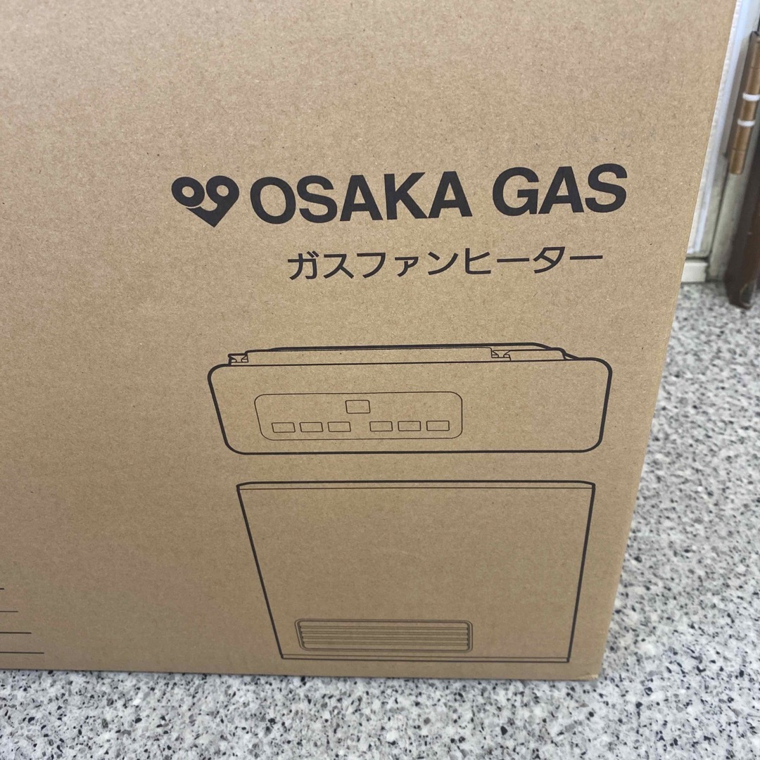 新品　未使用　ファンヒーター　大阪ガス 140-5862 13A ストーブ　暖房