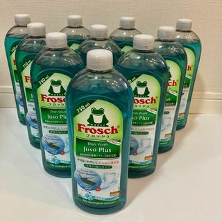 フロッシュ(Frosch)のフロッシュ 食器用洗剤 重曹プラス 洗浄力強化タイプ 詰替 750ml×10本(洗剤/柔軟剤)