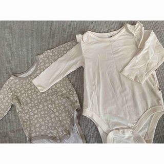 ベビーギャップ(babyGAP)の肌着 ロンパース80 2セット(肌着/下着)