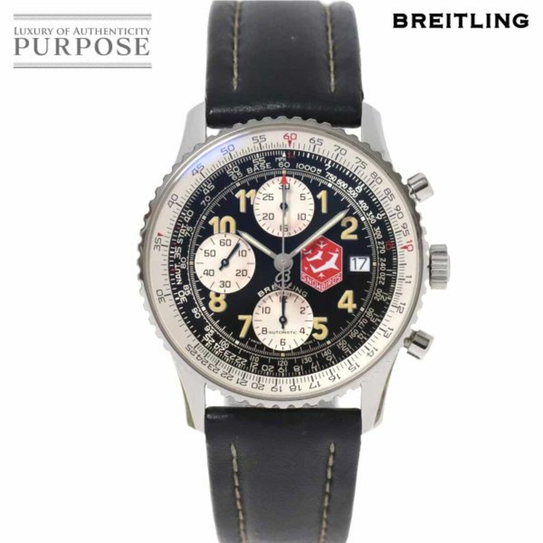 ブライトリング BREITLING オールドナビタイマー スノーバーズ 限定1000本 A13022 クロノグラフ デイト 自動巻き Old Navitimer VLP 90206046