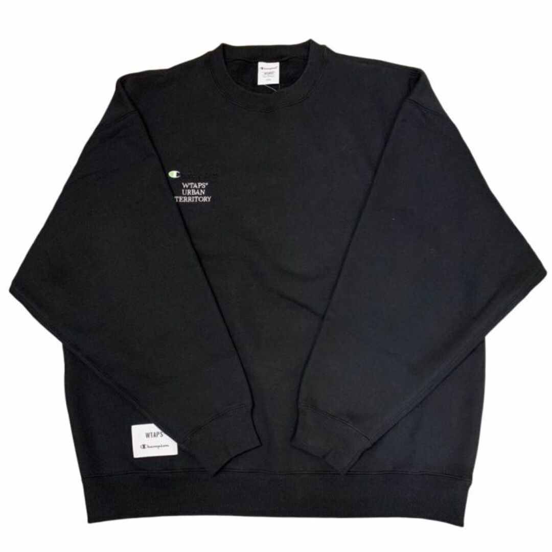 W)taps - 2023 WTAPS × Champion ACADEMY / Crew Neck 黒 Mの通販 by