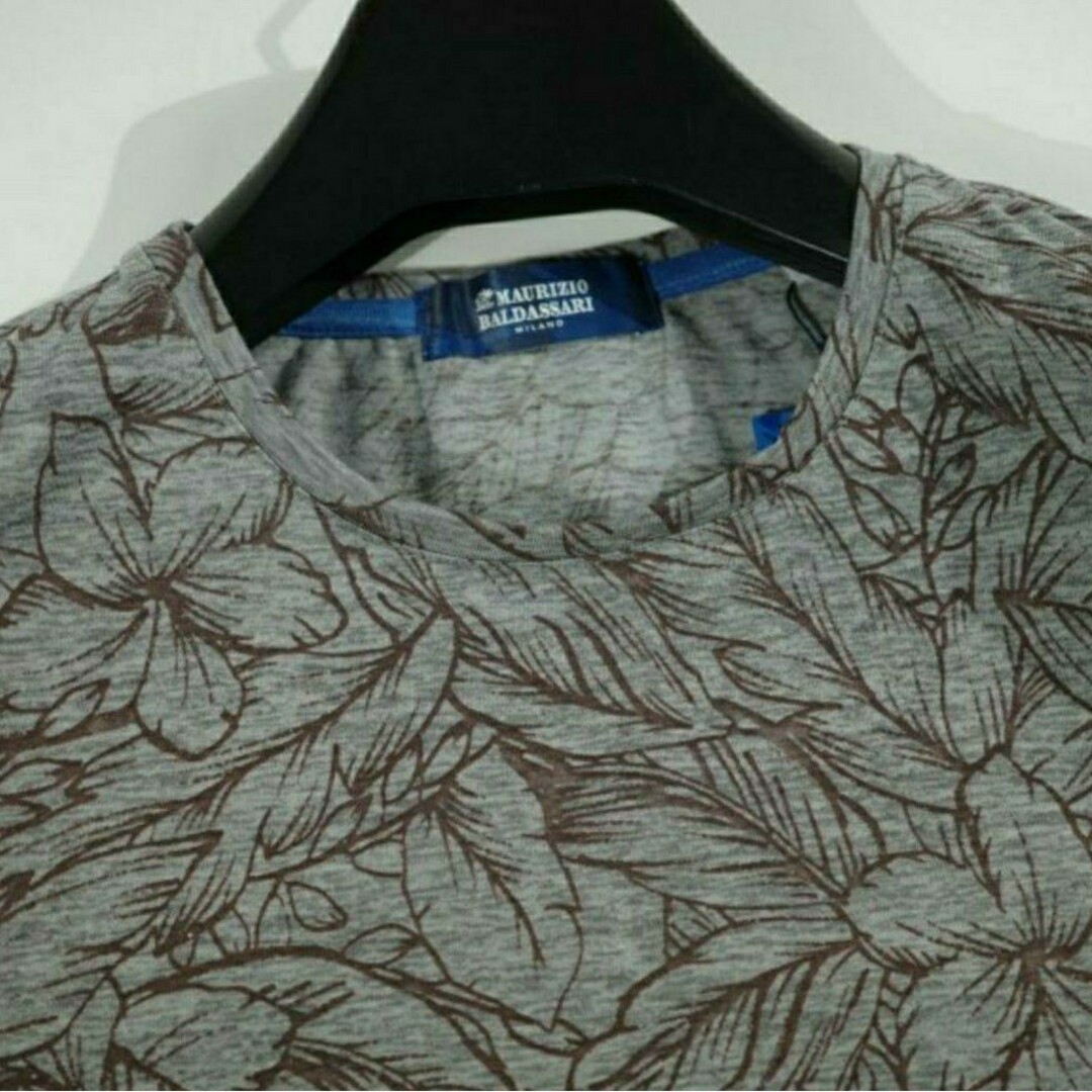 【新品/定価1.3万】マウリツィオ バルダサーリ クルーネック デザインTシャツ メンズのトップス(Tシャツ/カットソー(七分/長袖))の商品写真