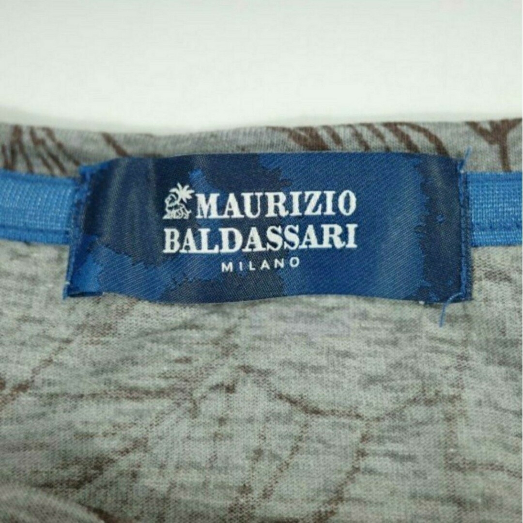 【新品/定価1.3万】マウリツィオ バルダサーリ クルーネック デザインTシャツ メンズのトップス(Tシャツ/カットソー(七分/長袖))の商品写真