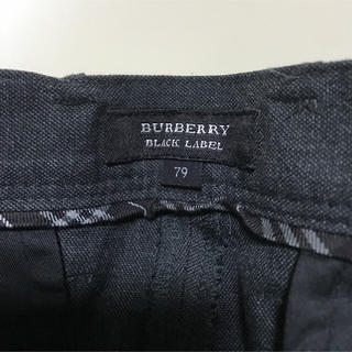 バーバリー(BURBERRY)の値下‼️ブラックレーベル‼️バーバリー‼️パンツ ズボン 79 M グレー(スラックス)