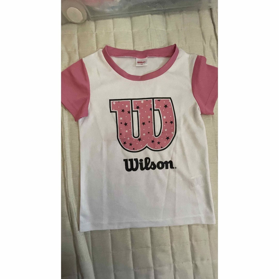 wilson(ウィルソン)のウィルソン　セットアップ　130 キッズ/ベビー/マタニティのキッズ服女の子用(90cm~)(Tシャツ/カットソー)の商品写真