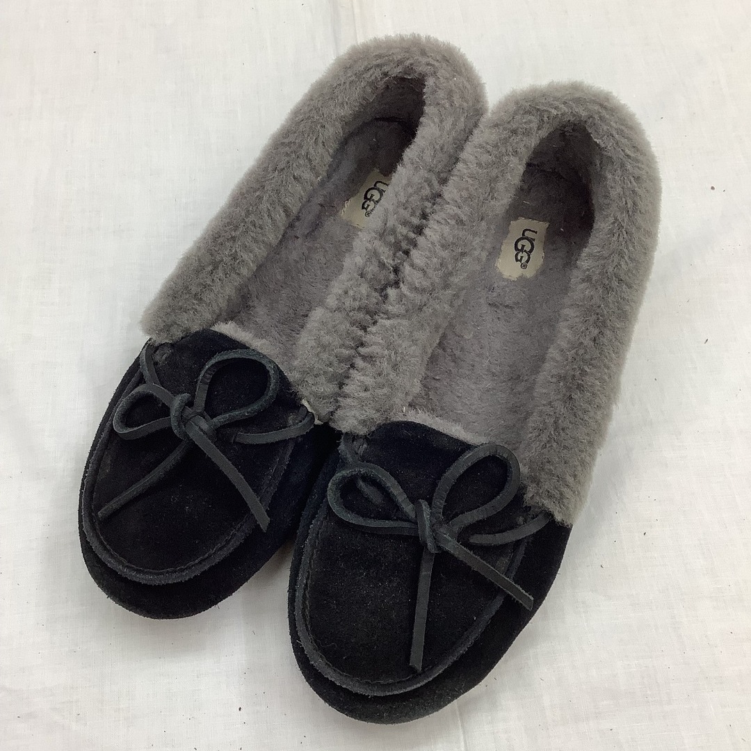 ♪♪UGG アグ レディース ムートン ローファー モカシン SIZE 25cm ブラック