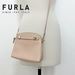 【美品】FURLA フルラ パイパー クロスボディ ミニショルダー カーキ