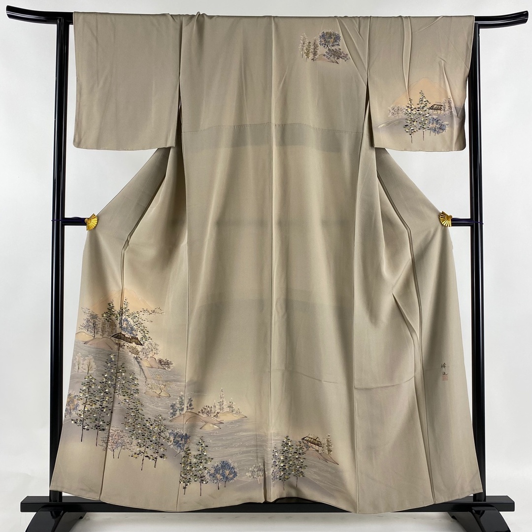 付下げ 身丈156.5cm 裄丈64cm 正絹 秀品 【中古】 | フリマアプリ ラクマ 付下げ 秀品 身丈151.5cm 裄丈64.5cm 正絹